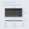 Ergonominė klaviatūra R-Go Tools Compact Break, kompaktiška su pertraukų programine įranga, QWERTZ (DE), laidinė, juoda