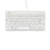 R-Go Tools ergonominė klaviatūra R-Go Compact Break, kompaktiška klaviatūra su pertraukų programine įranga, QWERTZ (DE), laidinė, balta