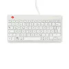 R-Go Tools ergonominė klaviatūra R-Go Compact Break, kompaktiška klaviatūra su pertraukų programine įranga, QWERTZ (DE), laidinė, balta