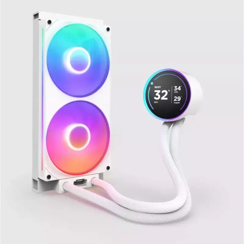 All-in-one skysčio aušintuvas NZXT Kraken Elite 280 RGB baltas