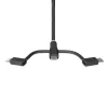 StarTech.com 3,3 pėdų (1 m) Patvarus USB Daugiafunkcis Įkrovimo Laidas, USB į Lightning/Micro-USB/Type-C, Apple MFi Sertifikuotas, Aramidinis Apvalkalas, Universalus 3-in-1 USB Įkroviklio Laidas iPhone/iPad/Android