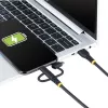 StarTech.com 3,3 pėdų (1 m) Patvarus USB Daugiafunkcis Įkrovimo Laidas, USB į Lightning/Micro-USB/Type-C, Apple MFi Sertifikuotas, Aramidinis Apvalkalas, Universalus 3-in-1 USB Įkroviklio Laidas iPhone/iPad/Android