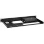 Montavimo laikiklis Rackmount.IT RM-OM-T1 1U, juodos spalvos, 483x216x44 mm