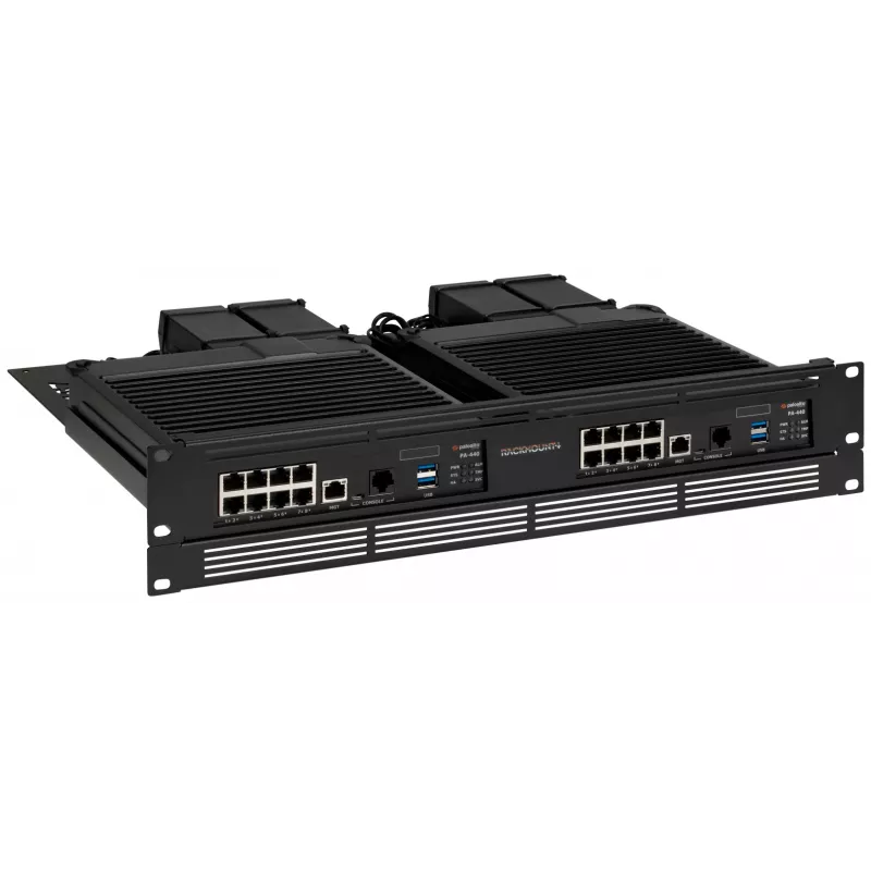 Montavimo kronšteinas Rackmount.IT RM-PA-T10 1,3U, juodos spalvos, 483 mm