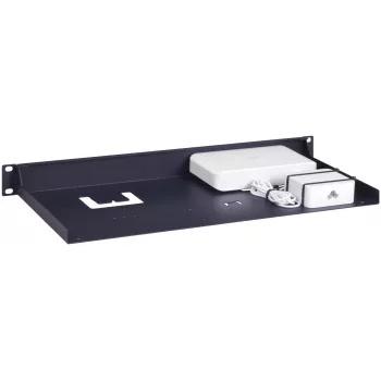 Montavimo rinkinys Rackmount.IT RM-UB-T4 1U mėlynas metalinis 482 mm plotis 217 mm gylis