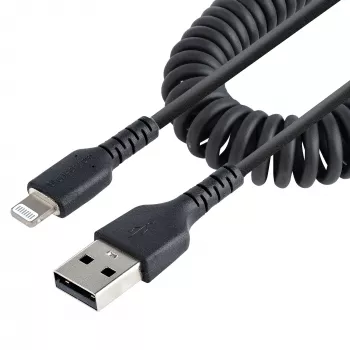 StarTech.com 1m USB–Lightning kabelis, susukamas, MFi sertifikuotas, juodas