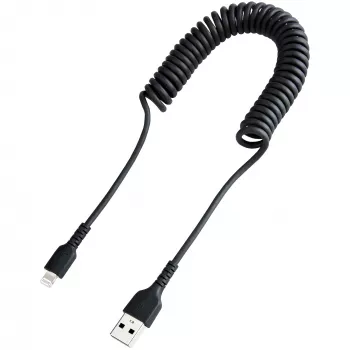 StarTech.com 1m USB–Lightning kabelis, susukamas, MFi sertifikuotas, juodas