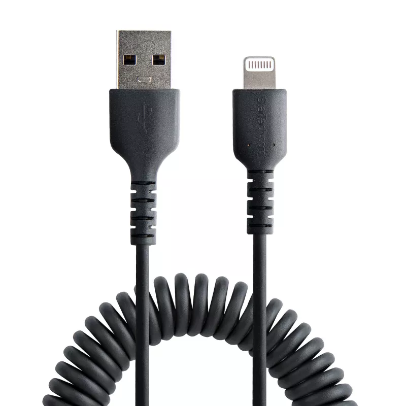 StarTech.com 1m USB–Lightning kabelis, susukamas, MFi sertifikuotas, juodas