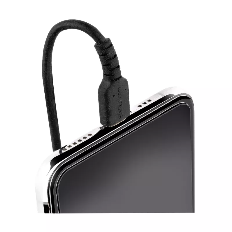 StarTech.com 1m USB–Lightning kabelis, susukamas, MFi sertifikuotas, juodas