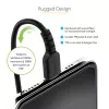 StarTech.com 1m USB–Lightning kabelis, susukamas, MFi sertifikuotas, juodas