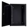 Sieninis stovas LOGON RWM16U56BL 16U juodas su rakinamu stiklo durim ir kabelių valdymu