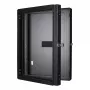 Sieninis tinklo stovas LOGON RWMD16UBL 16U juodas, 80 kg