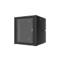 Sieninis 12U tinklo spintos stovas Lanview RWP12U45BL-D, juodas