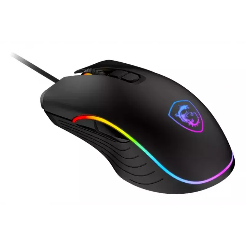 MSI FORGE GM300 žaidimų pelė, ambidekstrinė, USB Type-A, optinė, 7200 DPI