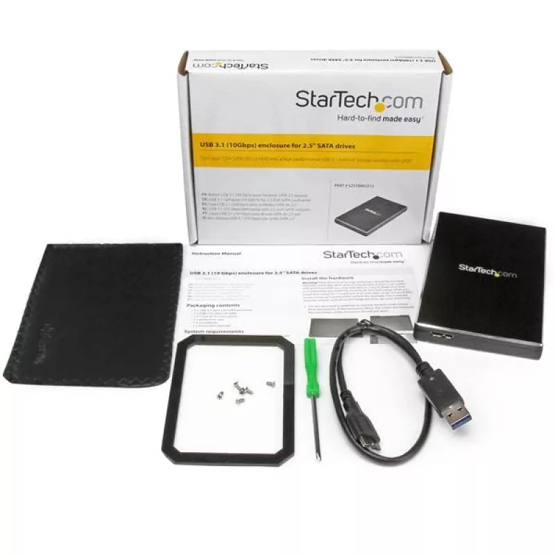 StarTech.com USB 3.1 (10 Gbps) korpusas 2,5 inch SATA diskams