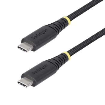 StarTech.com 6ft (2m) USB-C įkrovimo laidas, patvarus ir itin lankstus, 240W (5A) PD EPR, USB 2.0 nešiojamojo kompiuterio įkrovimo laidas, USB-IF sertifikuotas, tvirtas USB-C įkrovimo kabelis