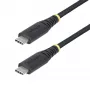 StarTech.com 6ft (2m) USB-C įkrovimo laidas, patvarus ir itin lankstus, 240W (5A) PD EPR, USB 2.0 nešiojamojo kompiuterio įkrovimo laidas, USB-IF sertifikuotas, tvirtas USB-C įkrovimo kabelis