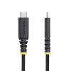 StarTech.com 6ft (2m) USB-C įkrovimo laidas, patvarus ir itin lankstus, 240W (5A) PD EPR, USB 2.0 nešiojamojo kompiuterio įkrovimo laidas, USB-IF sertifikuotas, tvirtas USB-C įkrovimo kabelis