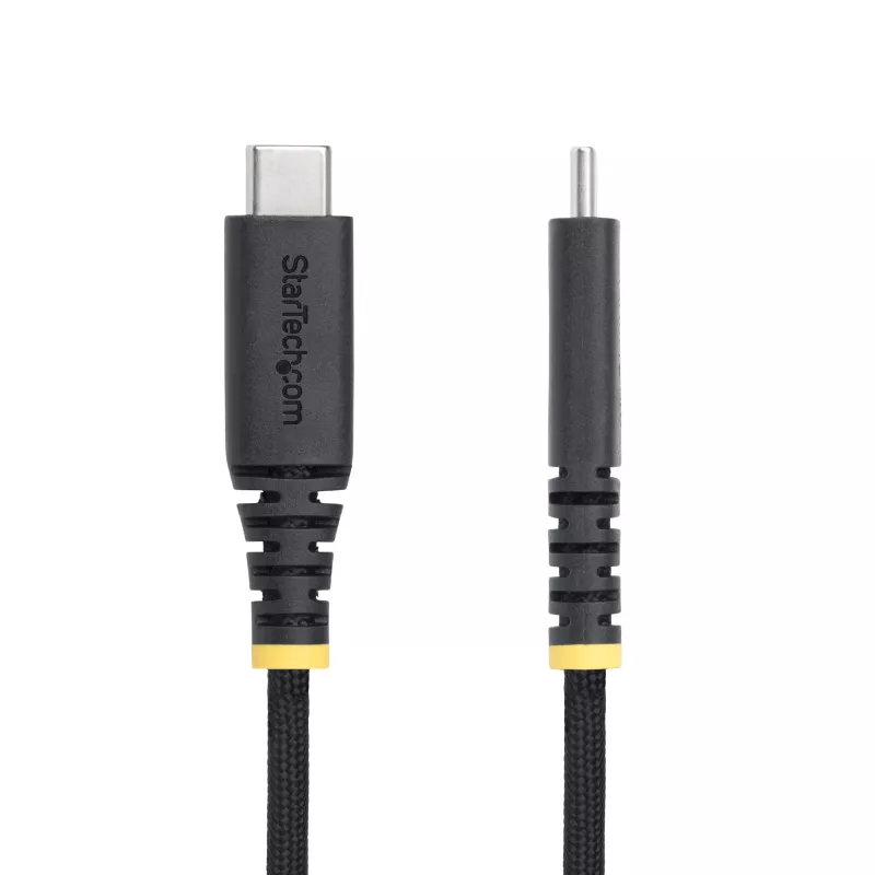 StarTech.com 6ft (2m) USB-C įkrovimo laidas, patvarus ir itin lankstus, 240W (5A) PD EPR, USB 2.0 nešiojamojo kompiuterio įkrovimo laidas, USB-IF sertifikuotas, tvirtas USB-C įkrovimo kabelis