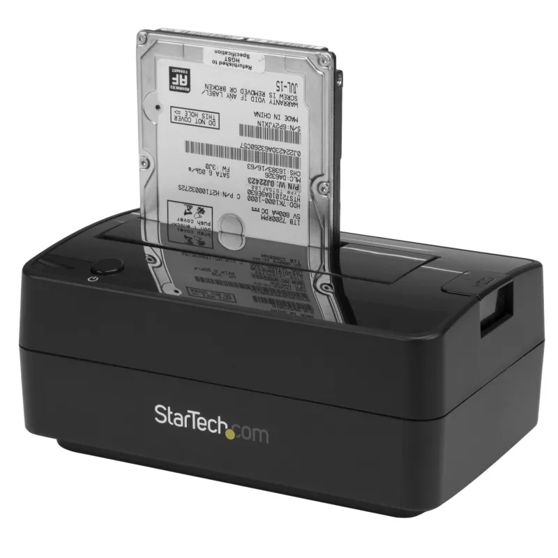 StarTech.com vieno lizdo USB 3.1 / eSATA į SATA kietojo disko dokas, USB 3.1 (10 Gbps) išorinis 2,5/3,5 colio SATA III HDD/SSD dokas, viršutinis įdėjimas