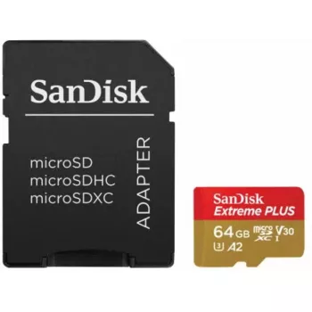 SanDisk SDSQXBU-064G-GN6MA 64 GB microSDXC atminties kortelė UHS-I / A1 / V30