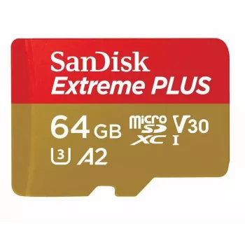 SanDisk SDSQXBU-064G-GN6MA 64 GB microSDXC atminties kortelė UHS-I / A1 / V30