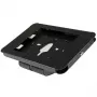 StarTech.com Secure Tablet Stand – Užrakinamas planšetinio kompiuterio stovas, montuojamas ant stalo ar sienos, juodas, 24,6 cm (9,7 colio), 9,7 colio iPad, plienas, 1,3 cm, raktas