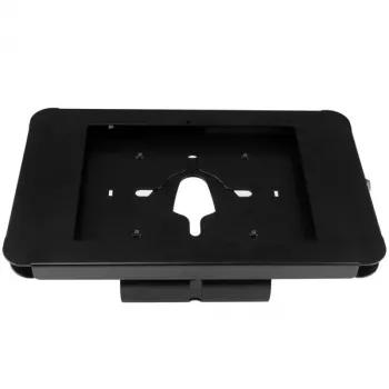 StarTech.com Secure Tablet Stand – Užrakinamas planšetinio kompiuterio stovas, montuojamas ant stalo ar sienos, juodas, 24,6 cm (9,7 colio), 9,7 colio iPad, plienas, 1,3 cm, raktas