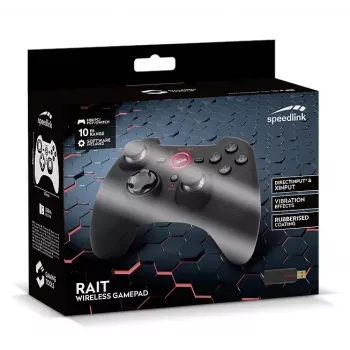 Belaidis žaidimų pultas SPEEDLINK RAIT Black RF