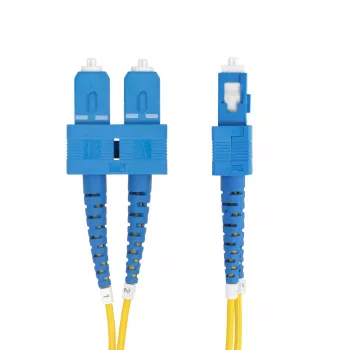 StarTech.com 3m (9.8ft) SC į SC (UPC) OS2 vienmodis dvigubas šviesolaidinis kabelis, 9/125µm, 40G/100G Zipcord, atsparus lenkimui, maži įterpimo nuostoliai - LSZH šviesolaidinis jungiamasis laidas