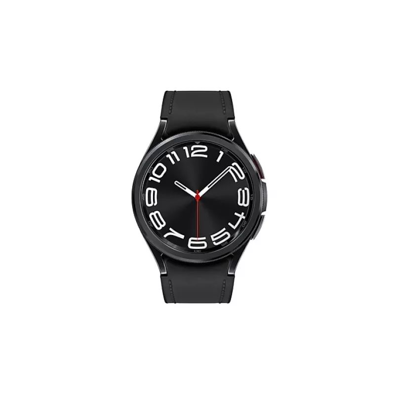 Samsung Galaxy Watch6 Classic SM-R950NZKADBT išmanusis laikrodis / sportinis laikrodis 3,3 cm (1,3 colio) OLED 43 mm Skaitmeninis 432 x 432 pikseliai Liečiamas ekranas Juodas Wi-Fi GPS (palydovas)