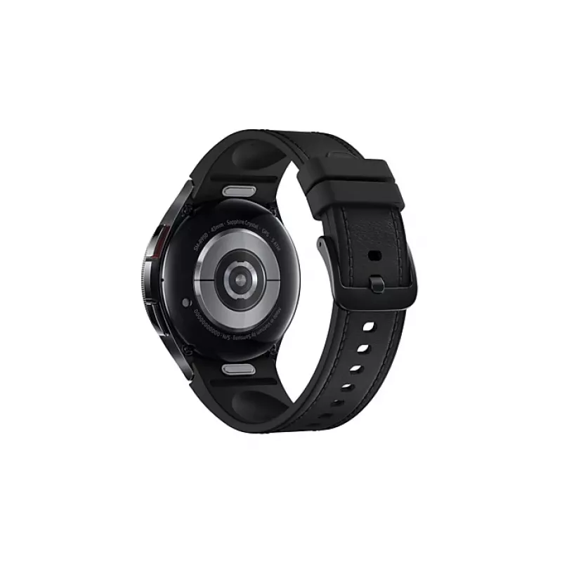 Samsung Galaxy Watch6 Classic SM-R950NZKADBT išmanusis laikrodis / sportinis laikrodis 3,3 cm (1,3 colio) OLED 43 mm Skaitmeninis 432 x 432 pikseliai Liečiamas ekranas Juodas Wi-Fi GPS (palydovas)