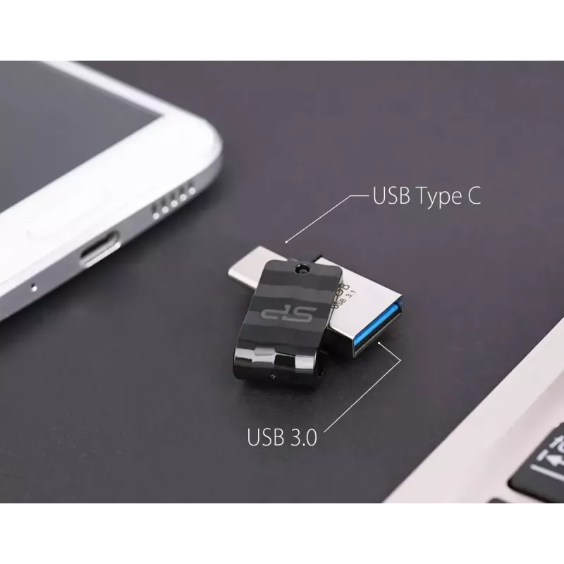 USB atmintukas Silicon Power 64 GB USB Type-A / Type-C Mobile C31