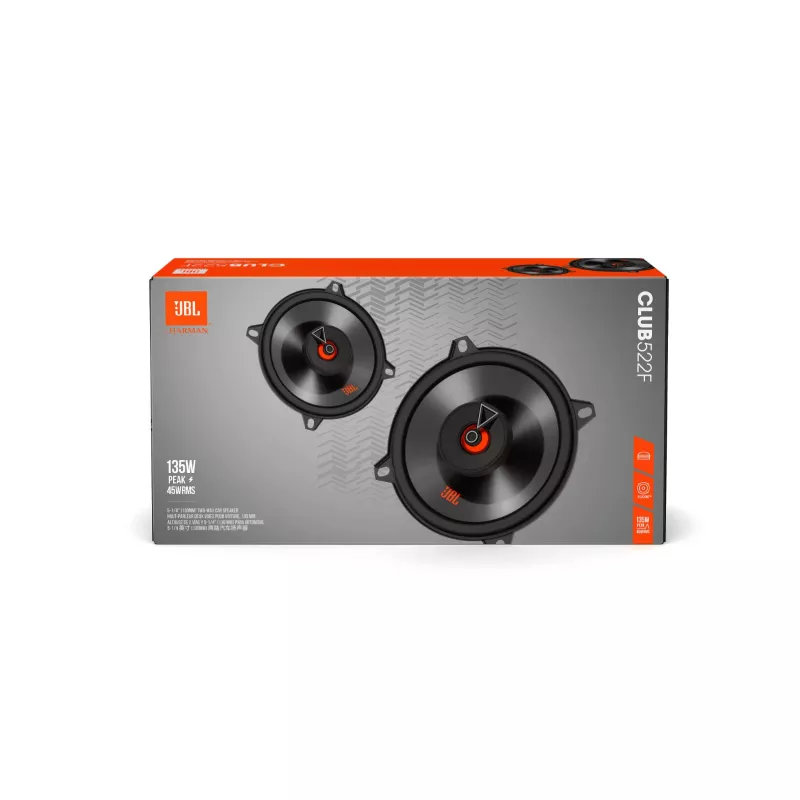 JBL Club 522F automobilio garsiakalbis Apvalus 2 krypčių 135 W 2 vnt.