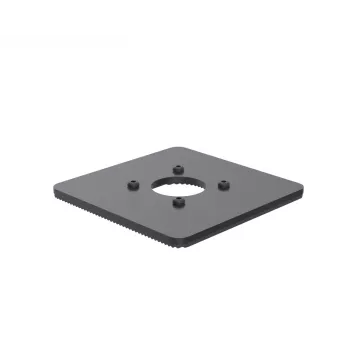 Ergonomic Solutions SpacePole POS pagrindo plokštė 150x150mm 5mm, juoda, metalinė