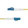 StarTech.com 2m (6,6 pėdos) LC į SC (UPC) OS2 vienmodžio simplekso šviesolaidinis kabelis, 9/125 µm, 40G/100G, atsparus lenkimui, maži įterpimo nuostoliai – LSZH šviesolaidinis trumpiklis