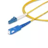 StarTech.com 2m (6,6 pėdos) LC į SC (UPC) OS2 vienmodžio simplekso šviesolaidinis kabelis, 9/125 µm, 40G/100G, atsparus lenkimui, maži įterpimo nuostoliai – LSZH šviesolaidinis trumpiklis