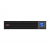 APC Easy UPS On-Line 1000VA/800W, montuojamas į stovą 2U, 230V, 3x IEC C13 lizdai, išmanusis lizdas, LCD, be bėgių komplekto