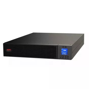 APC Easy UPS On-Line 1000VA/800W, montuojamas į stovą 2U, 230V, 3x IEC C13 lizdai, išmanusis lizdas, LCD, be bėgių komplekto