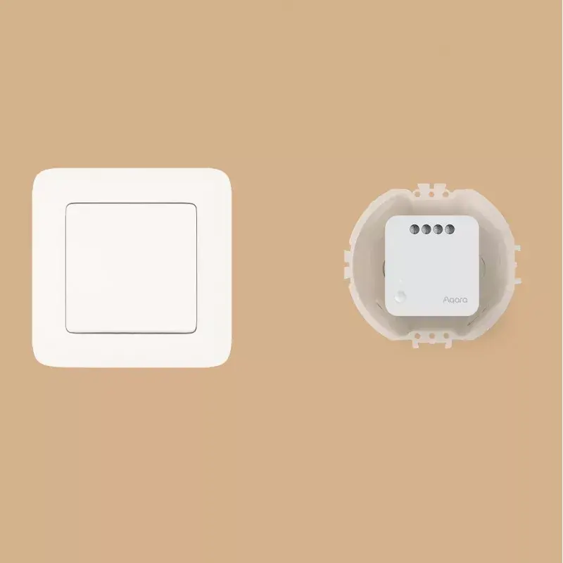 AQARA Smart Home Vieno jungiklio modulis T1 su nuliniu laidu (SSM-U01)