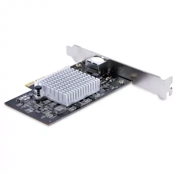 StarTech.com 1 prievado 10Gbps PCIe tinklo adapterio kortelė, tinklo kortelė kompiuteriui/serveriui, šešių greičių PCIe Ethernet kortelė su Jumbo Frame palaikymu, NIC/LAN sąsajos kortelė, 10GBASE-T ir NBASE-T