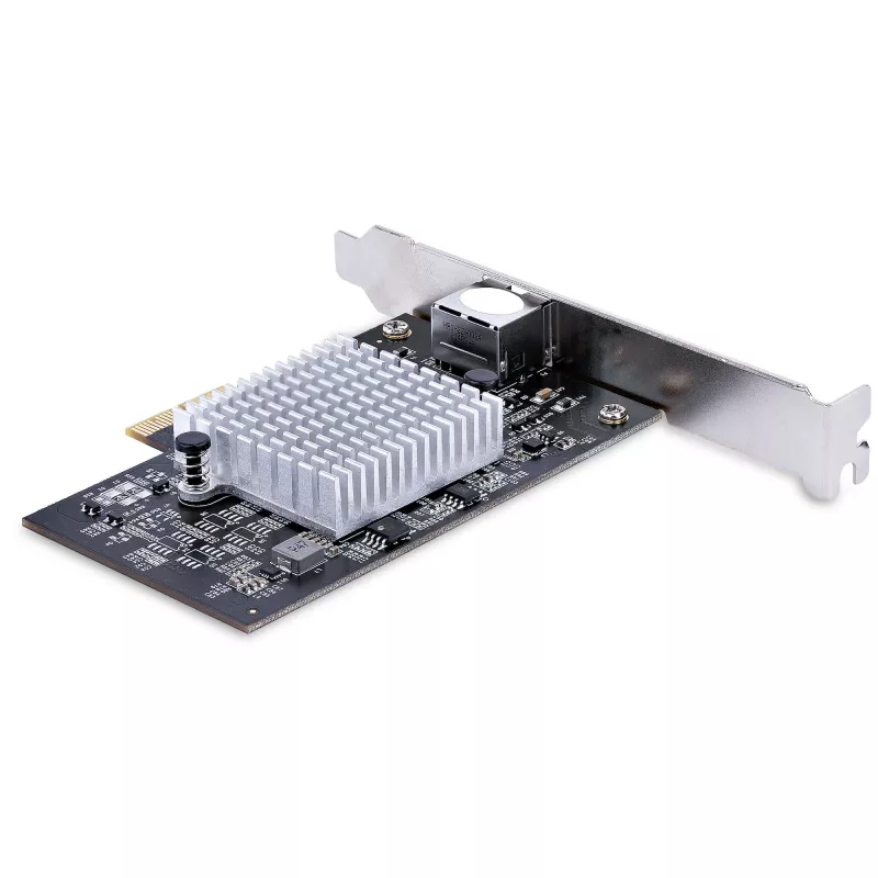 StarTech.com 1 prievado 10Gbps PCIe tinklo adapterio kortelė, tinklo kortelė kompiuteriui/serveriui, šešių greičių PCIe Ethernet kortelė su Jumbo Frame palaikymu, NIC/LAN sąsajos kortelė, 10GBASE-T ir NBASE-T