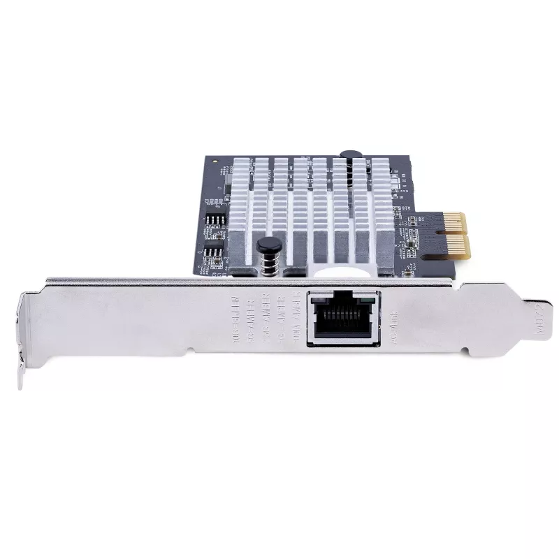 StarTech.com 1 prievado 10Gbps PCIe tinklo adapterio kortelė, tinklo kortelė kompiuteriui/serveriui, šešių greičių PCIe Ethernet kortelė su Jumbo Frame palaikymu, NIC/LAN sąsajos kortelė, 10GBASE-T ir NBASE-T