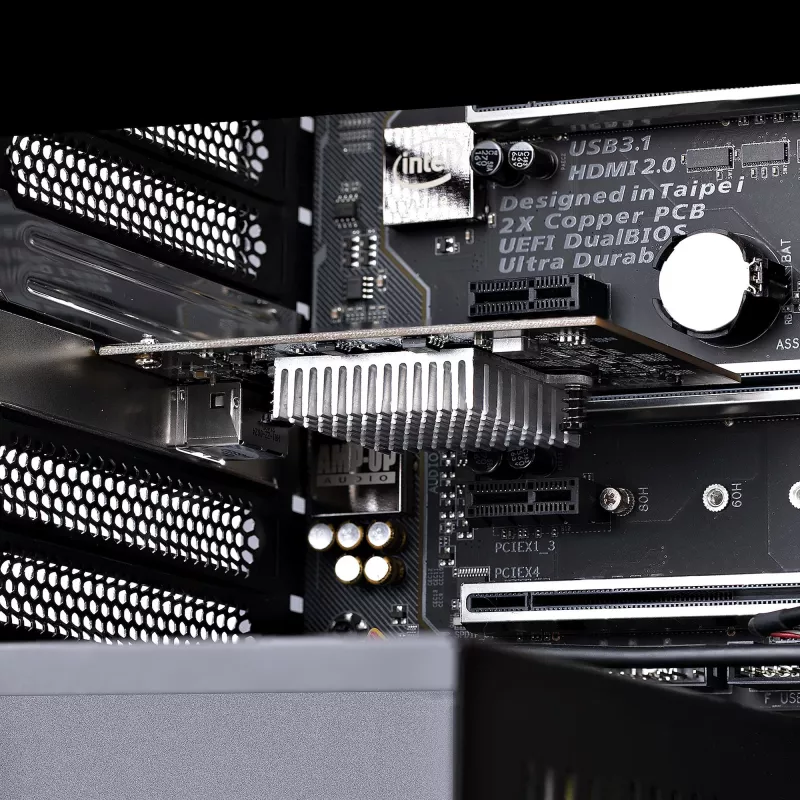 StarTech.com 1 prievado 10Gbps PCIe tinklo adapterio kortelė, tinklo kortelė kompiuteriui/serveriui, šešių greičių PCIe Ethernet kortelė su Jumbo Frame palaikymu, NIC/LAN sąsajos kortelė, 10GBASE-T ir NBASE-T
