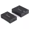 StarTech.com HDMI per CAT5e HDBaseT plėtiklis - 4K - TAA, 4096 x 2160 pikselių, AV siųstuvas ir imtuvas, 100 m, Juoda