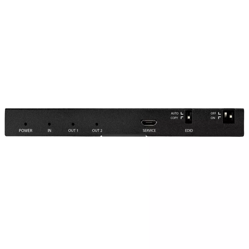 StarTech.com 2 prievadų HDMI skirstytuvas (1x2) – 4K 60Hz UHD HDMI 2.0 garso ir vaizdo skirstytuvas su keitikliu ir garso išgavimu (3,5 mm / SPDIF) – Dvigubas HDMI skirstytuvas (1 įėjimas, 2 išėjimai) – EDID kopijavimas – TV / projektoriui
