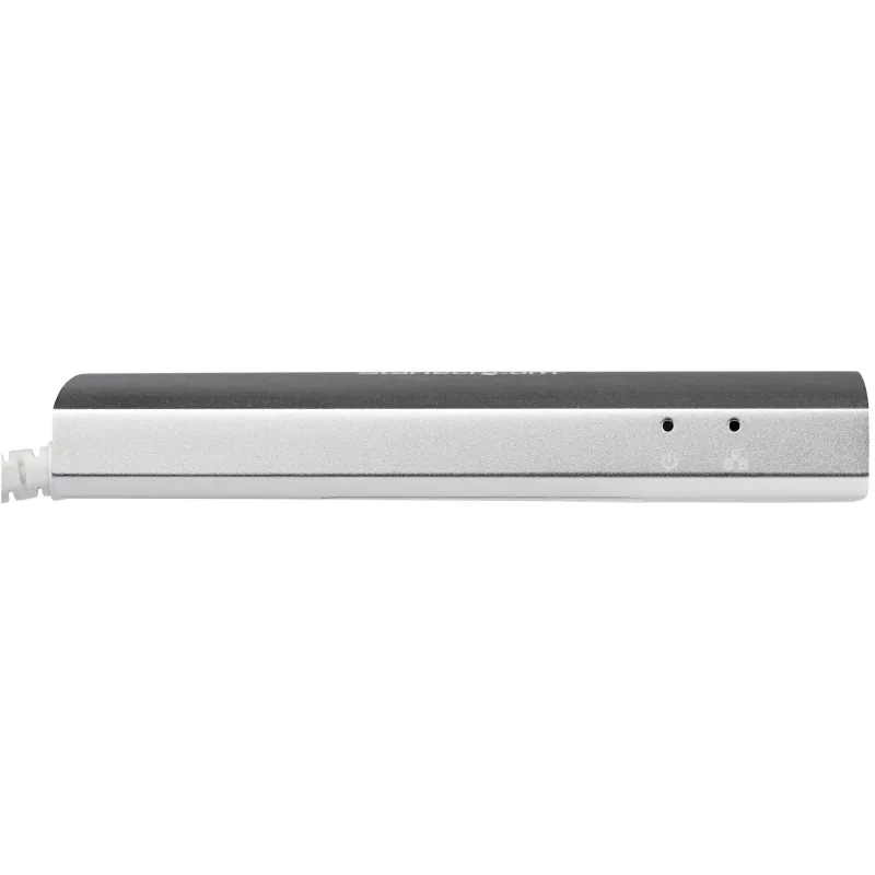 StarTech.com 3 prievadų nešiojamas USB 3.0 šakotuvas su Gigabit Ethernet - įmontuotas kabelis