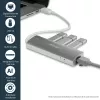 StarTech.com 3 prievadų nešiojamas USB 3.0 šakotuvas su Gigabit Ethernet - įmontuotas kabelis