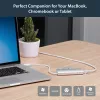 StarTech.com 3 prievadų nešiojamas USB 3.0 šakotuvas su Gigabit Ethernet - įmontuotas kabelis