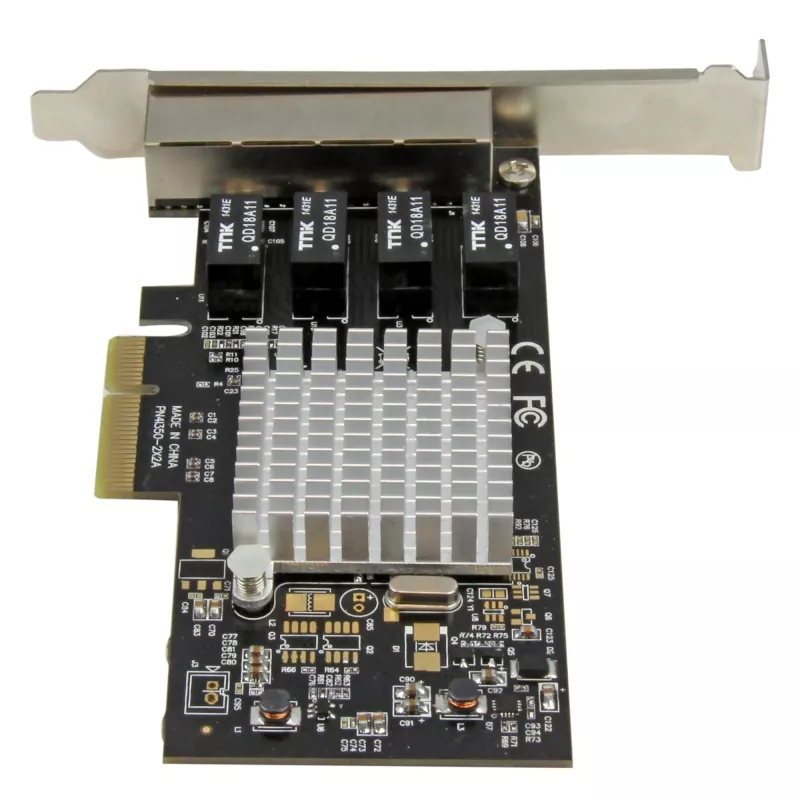„StarTech.com“ 4 prievadų „Gigabit Ethernet“ tinklo plokštė – PCI Express, Intel I350 NIC